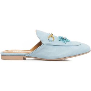 Gio+, Blauwe Ballerina Schoenen Blauw, Dames, Maat:37 EU