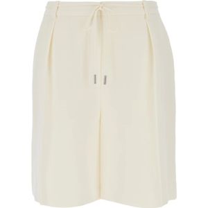 Calvin Klein, Korte broeken, Dames, Beige, M, Denim, Casual Denim Shorts voor Vrouwen