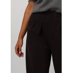 My Essential Wardrobe, Broeken, Dames, Paars, S, Elegante hoge taille aubergine broek