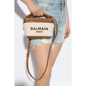 Balmain, Tassen, Dames, Beige, ONE Size, Schoudertas