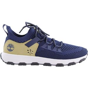 Timberland, Donkerblauwe Casual Sneakers Veelkleurig, Heren, Maat:41 EU