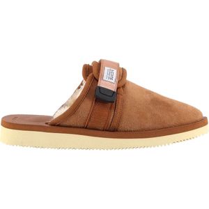 Suicoke, Ronde Neus Klittenband Sandalen Bruin, Heren, Maat:43 EU