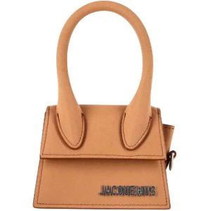 Jacquemus Pre-owned, Pre-owned, Dames, Beige, ONE Size, Katoen, Pre-owned Leather crossbody-bags