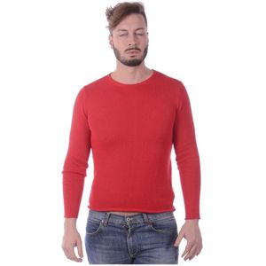 Daniele Alessandrini, Truien, Heren, Rood, L, Katoen, Rode Lichtgewicht Trui Pullover