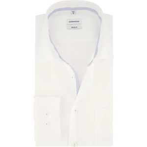 Seidensticker, Overhemden, Heren, Wit, 3Xl, Katoen, Witte Business Overhemd Jurk Katoen