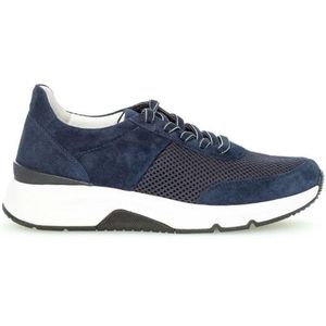 Gabor, Blauwe Rolling Soft Sneakers Blauw, Dames, Maat:38 EU