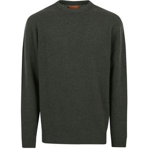 Alanui, Ivy Gebreide Crewneck Bruin, Heren, Maat:M