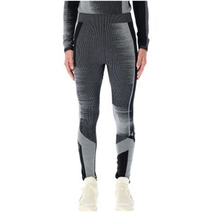 Y-3, Broeken, Heren, Grijs, S, Wol, Engineered Tights Zwart/Grijs Aw 23