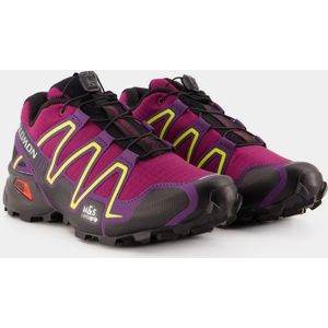 Salomon, Schoenen, Dames, Paars, 37 EU, Paarse Speedcross 3 Sneakers Synthetisch