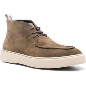 Officine Creative, Schoenen, Heren, Groen, 44 EU, Suede Chukka Boots Frame 002 Style