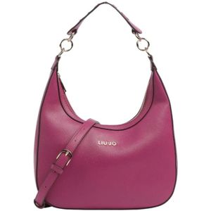 Liu Jo, Tassen, Dames, Roze, ONE Size, Stijlvolle Hobo Tas