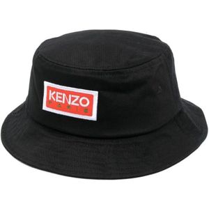 Kenzo, Accessoires, Heren, Zwart, M, Katoen, Hats
