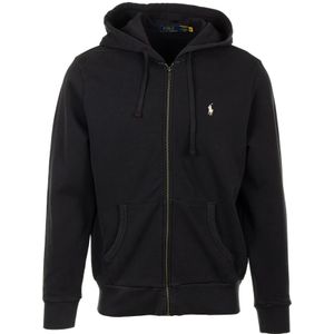 Ralph Lauren, Sweatshirts & Hoodies, Heren, Zwart, 2Xl, Katoen, Zwarte Sweater Hoodie Lange Mouw