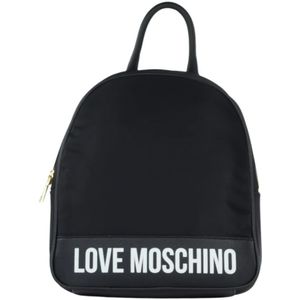 Love Moschino, Tassen, Dames, Zwart, ONE Size, Nylon, Backpacks