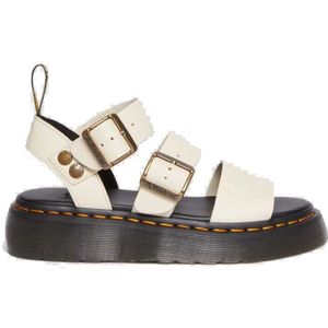 Dr. Martens, Gryphon Quad Parchment Beige Sandalen Beige, Dames, Maat:36 EU