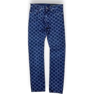 Karl Lagerfeld, Jeans, Heren, Blauw, W36 L32, Katoen, Blauwe Katoenen Regular Fit Broek