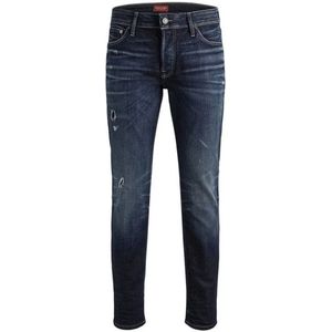 Jack & Jones, Jeans, Heren, Blauw, W31 L34, Katoen, Blauwe Skinny Jeans