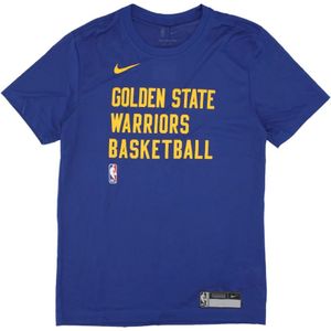 Nike, Tops, Heren, Blauw, S, Polyester, Golden State Warriors Shirt