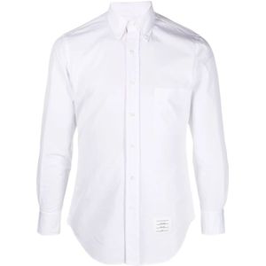 Thom Browne, Overhemden, Heren, Wit, XL, Katoen, Shirt