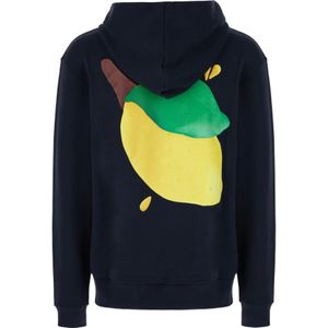 JW Anderson, Sweatshirts & Hoodies, Heren, Blauw, S, Katoen, Stijlvolle Sweatshirts Collectie