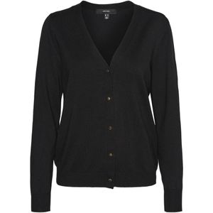 Vero Moda, Truien, Dames, Zwart, S, Zwart V-hals Vest