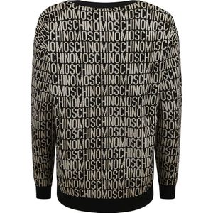 Moschino, Truien, Dames, Geel, XS, Wol, Gouden Sweaters