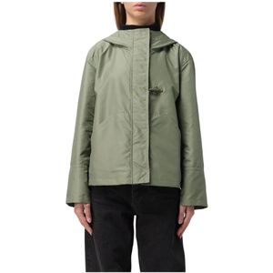 Fay, Korte Parka Jas Groen, Dames, Maat:S