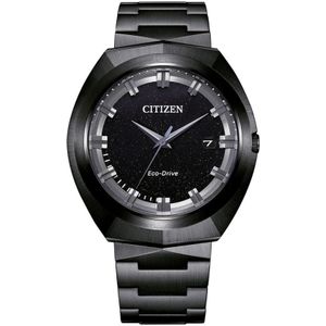 Citizen, Accessoires, Dames, Zwart, ONE Size, Eco-Drive 365 Stalen Horloge
