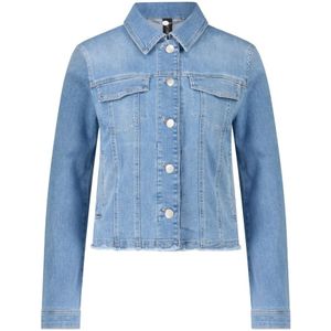 Marc Cain, Jassen, Dames, Blauw, L, Denim, Denim Jack