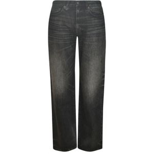 R13, Slim-fit Jeans Zwart, Dames, Maat:W25