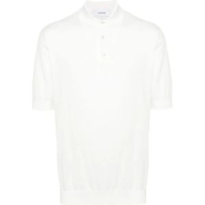 Lardini, Tops, Heren, Wit, L, Katoen, Witte T-shirts & Polos voor Mannen