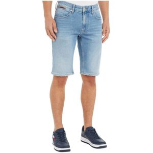 Tommy Hilfiger, Bermuda Ronnie Short Tommy Jeans Blauw, Heren, Maat:W31