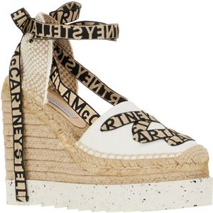 Stella McCartney, Schoenen, Dames, Beige, 39 EU, Katoen, Stijlvolle Espadrilles voor een trendy look