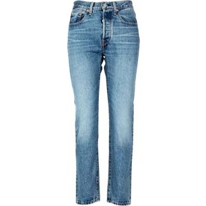 Levi's, Jeans, Dames, Blauw, W31 L28, Katoen, Slim-fit Jeans