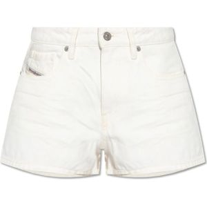 Diesel, ‘De-Yuba’ denim shorts - ‘De-Yuba’ denim shorts Wit, Dames, Maat:W29