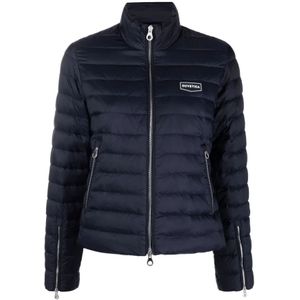 Duvetica, Midnight Blue Gewatteerde Donsjas Blauw, Dames, Maat:XS