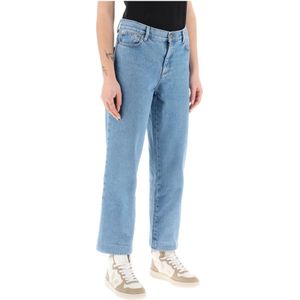 A.p.c., Nieuwe Sailor Jeans - Rechte en Losse Pasvorm Blauw, Dames, Maat:W28