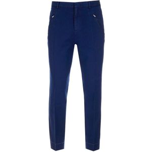 Maison Margiela, Broeken, Heren, Blauw, L, Katoen, Slim-Fit Katoenen Denim Broek