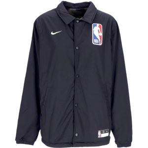 Nike, NBA Team 31 Courtside Reversible Jas Zwart, Heren, Maat:XL