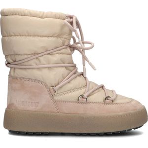 Moon Boot, Schoenen, Dames, Beige, 40 EU, Suède, Beige Suède Veterschoenen