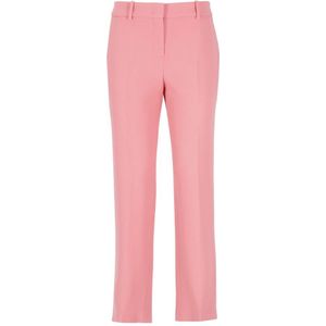 Ermanno Scervino, Roze Viscose Broek met Zakken Roze, Dames, Maat:2XS