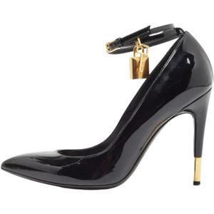 Tom Ford Pre-owned, Tweedehands leren hakken Zwart, Dames, Maat:39 EU