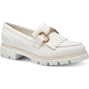 Marco Tozzi, Schoenen, Dames, Wit, 36 EU, Witte Loafers voor Vrouwen