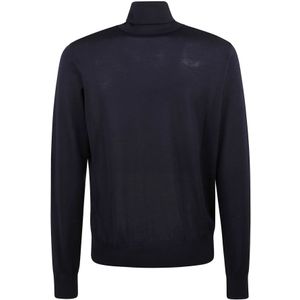 Dsquared2, Truien, Heren, Blauw, L, Stijlvolle Pullover Trui voor Mannen