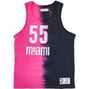 Mitchell & Ness, Sport, Heren, Veelkleurig, L, Katoen, Miami Heat Tie Dye Tank Top