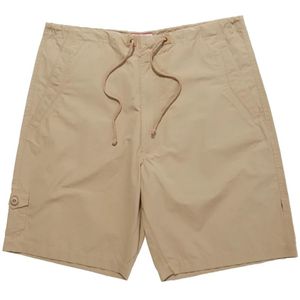 Maharishi, Korte broeken, Heren, Beige, M, U.s. Cargo Loose Fit Shorts