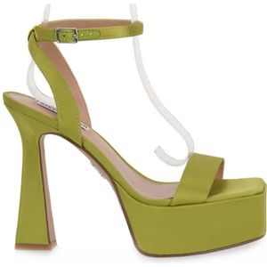 Steve Madden, Hoge hak sandalen Groen, Dames, Maat:38 EU