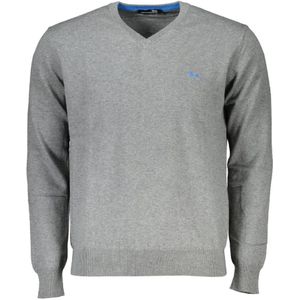 Harmont & Blaine, Truien, Heren, Grijs, M, Heren Lange Mouw Half-Zip Trui