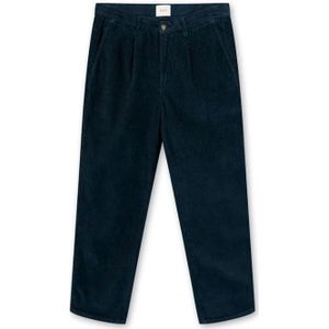 Forét, Katoenen Corduroy Broek Blauw, Heren, Maat:W34