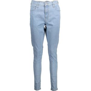 Levi's, Jeans, Dames, Blauw, W23 L30, Katoen, Lichtblauwe Super Skinny Katoenen Jeans
